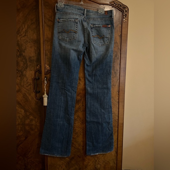 7 For All Mankind Jeans Size 26, Style U075055U-055U Bootcut - Picture 2 of 16